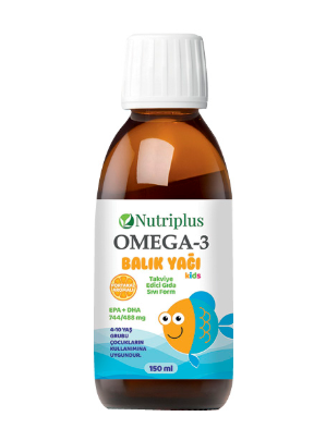 Farmasi NUTRIPLUS Omega-3 Halolaj gyermekeknek narancs ízben 9700706