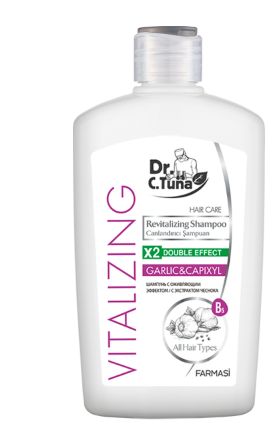 Dr. C. Tuna VITALIZING regeneráló hajsampon fokhagymával és capixyllel 1108062