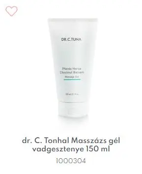 🌟  Farmasi - Dr. C. Tuna Masszázs gél vadgesztenye 150 ml Termékkód: 1000304   🛒 